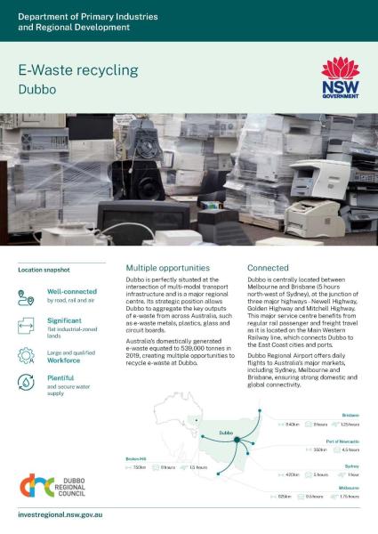 E-waste recycling fact sheet